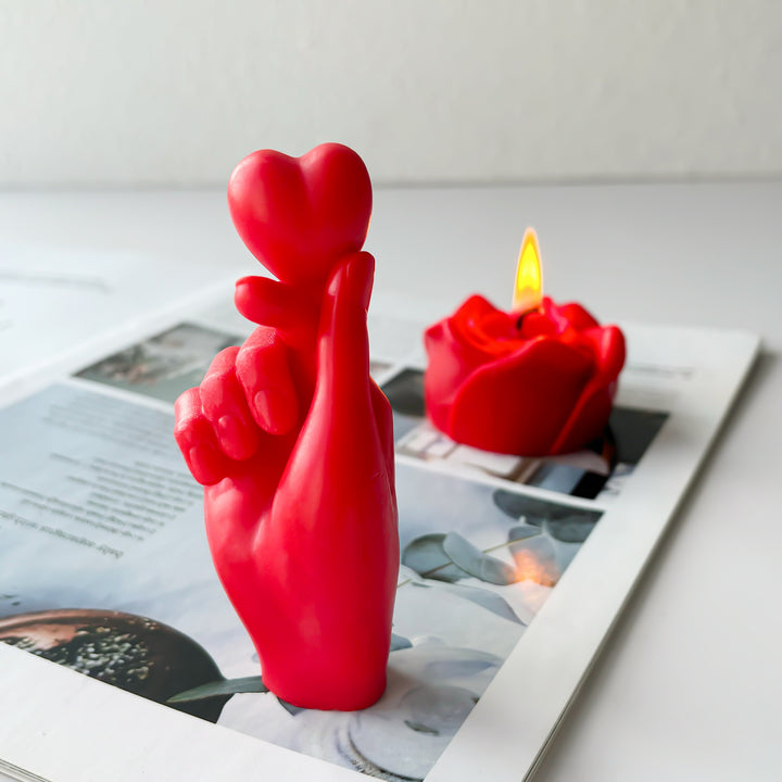 Artistic Hand-Shaped Candle Holder