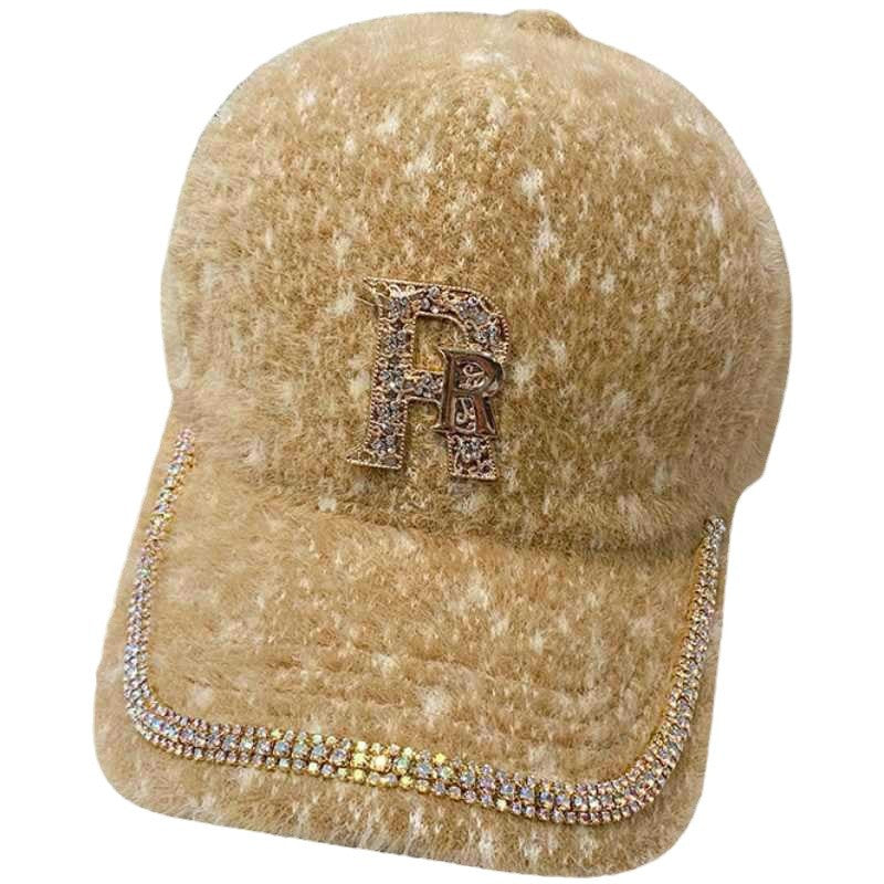 Women's Luxurious Fleece Embellished Baseball Cap Stornfield