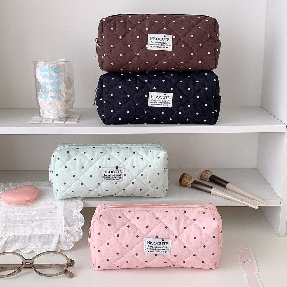 Quilted Elegance Pencil Case