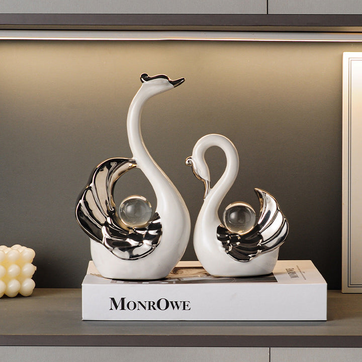 Elegant Swan Figurine