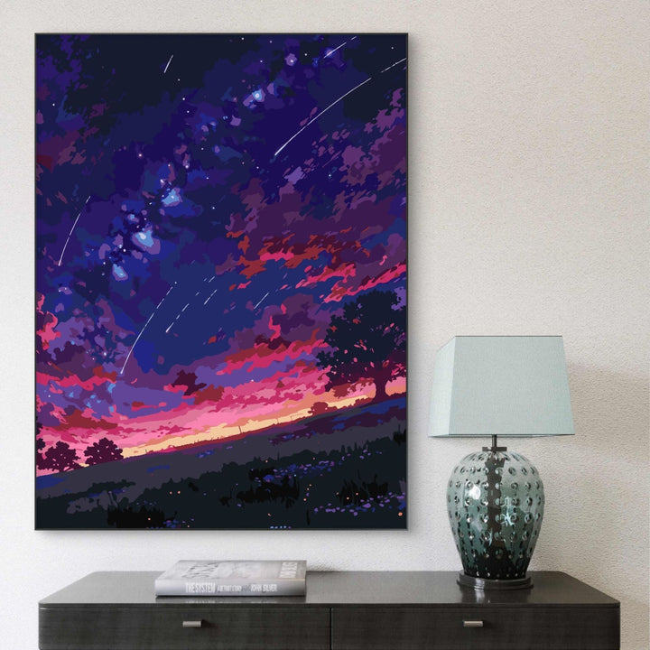 Dreamy Celestial Landscape Canvas Art Stornfield