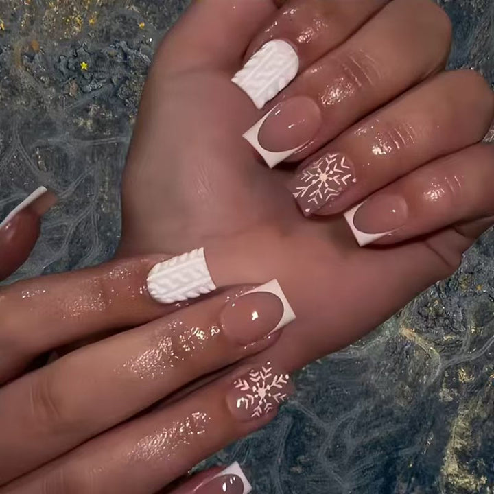 Winter-Themed Nail Art Design Stornfield