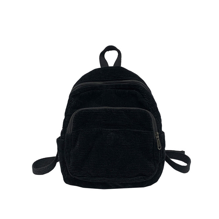Corduroy Textured School Backpack Stornfield