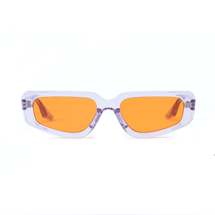 Women's stylish square sunglasses with modern high-gloss plastic frame Stornfield