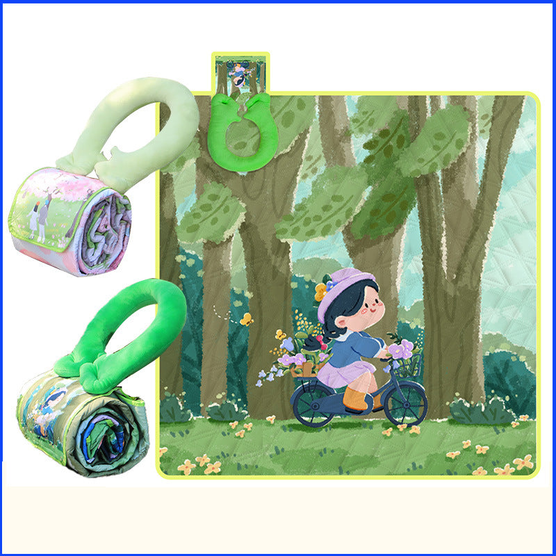 Illustrated Outdoor Picnic Mat Stornfield