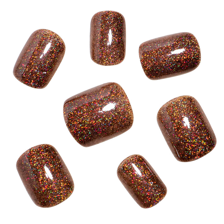 Glittery Press-On Pedicure Nails Stornfield
