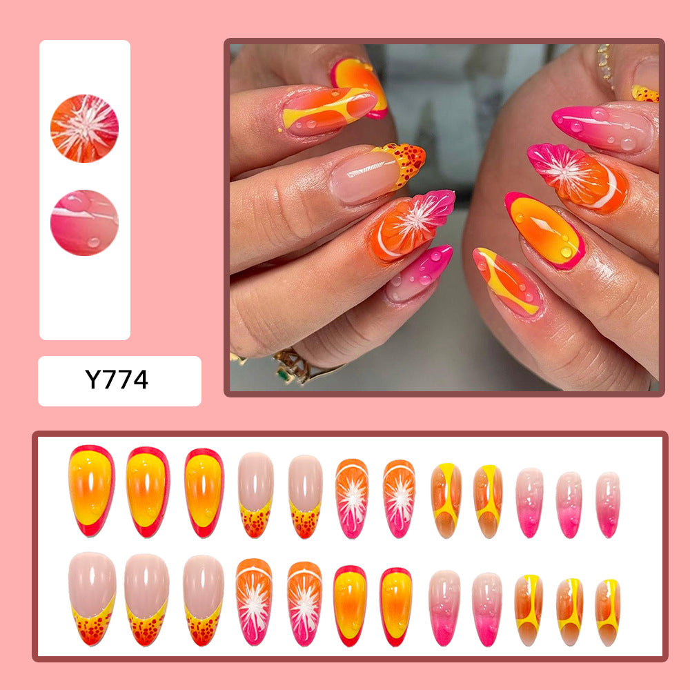 Artificial nails with fruity design Stornfield