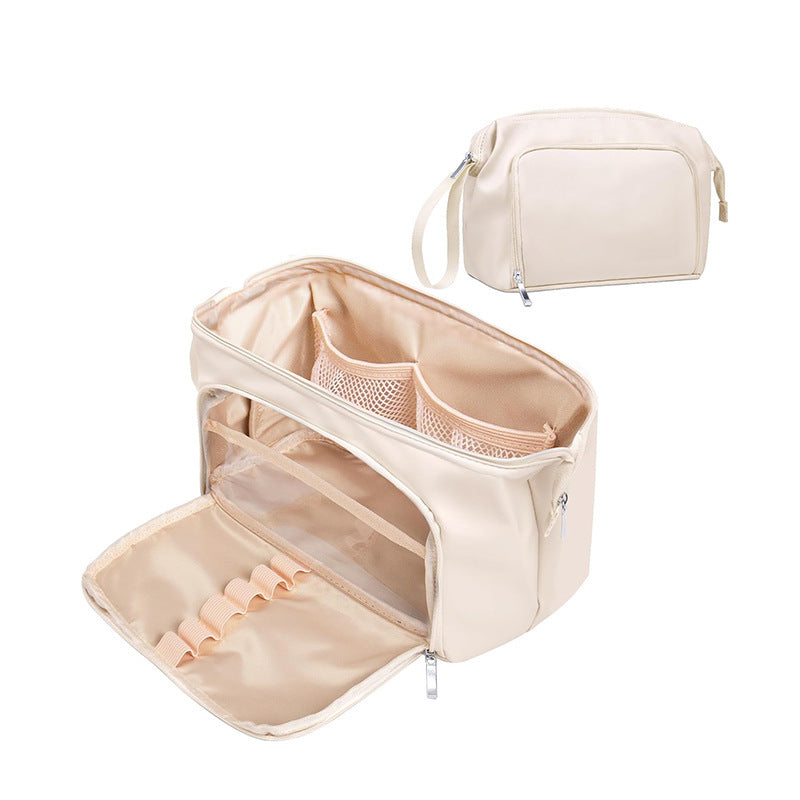 Cosmetic Organizer Bag with Adjustable Interior Compartment Stornfield