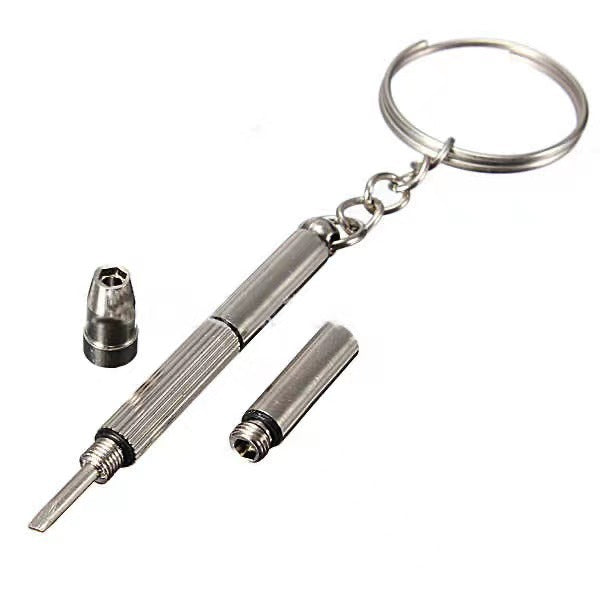 Multi-Functional Eyewear Repair Tool Keychain Stornfield