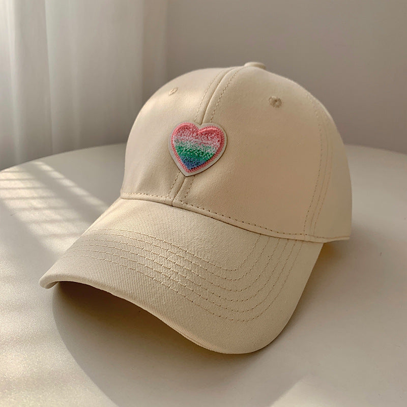 Women's Casual Heart Embroidered Baseball Cap Stornfield