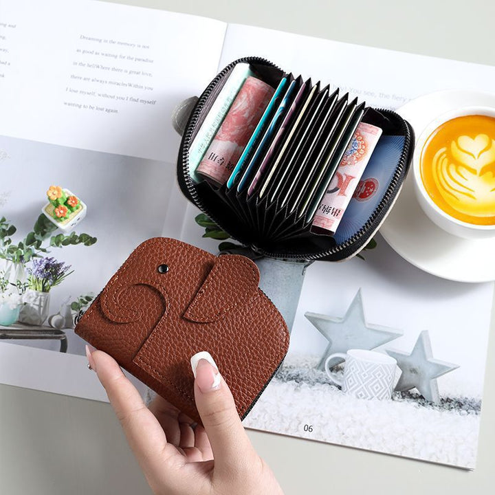 Multifunctional Zippered Card Wallet