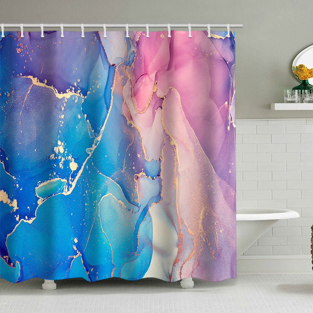Artistic Marble Design Shower Curtain Stornfield