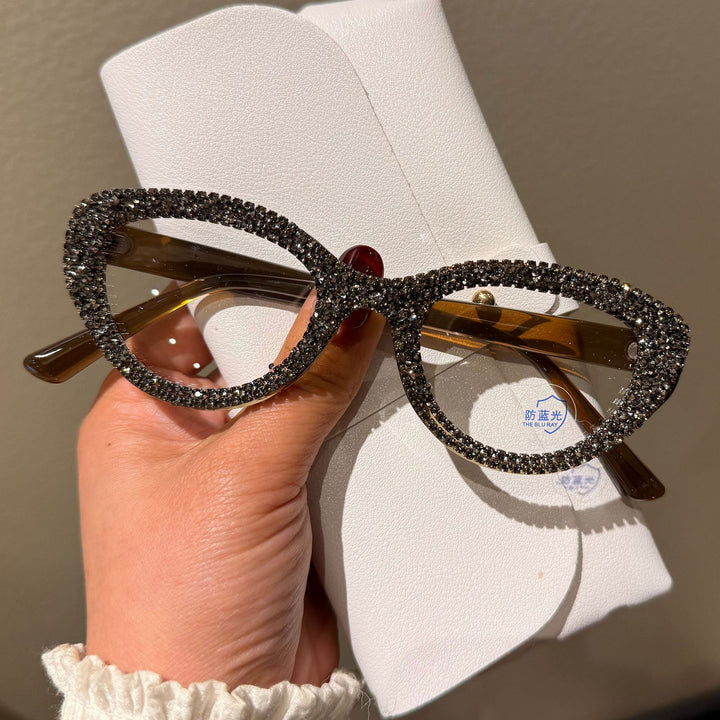 Women Glittering Cat-Eye Sunglasses Stornfield