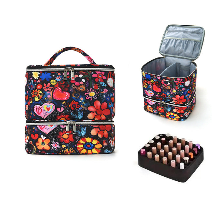 Cosmetic organizer with multiple compartments Stornfield