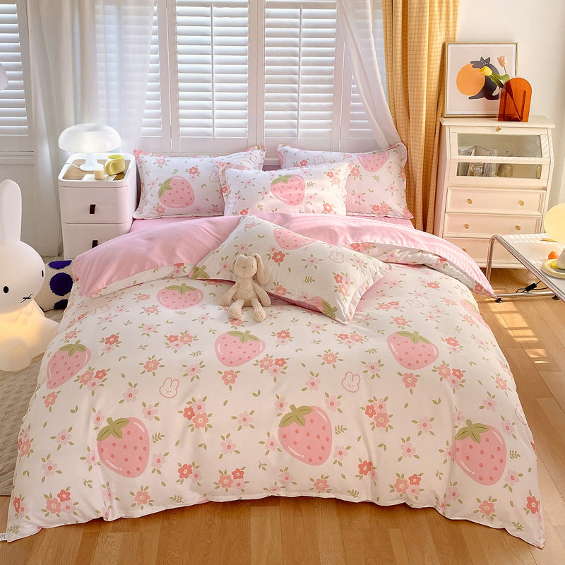 Modern Graphic Print Bedding Set