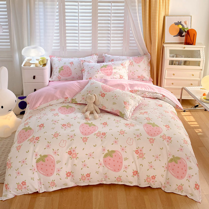 Modern Graphic Print Bedding Set