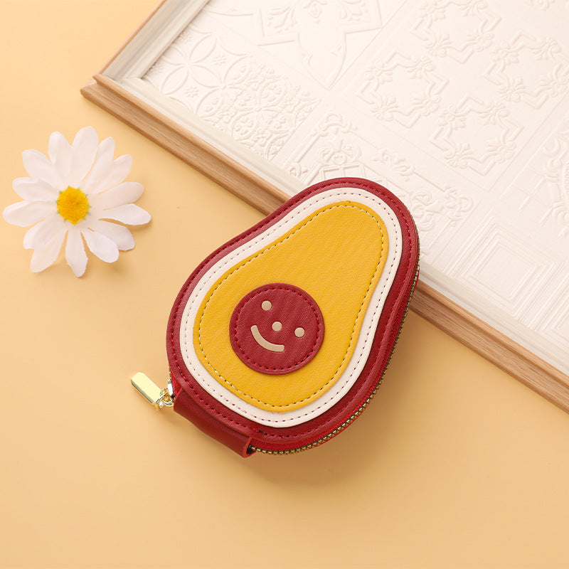 Fun Fruit-Themed Zippered Coin Purse Stornfield