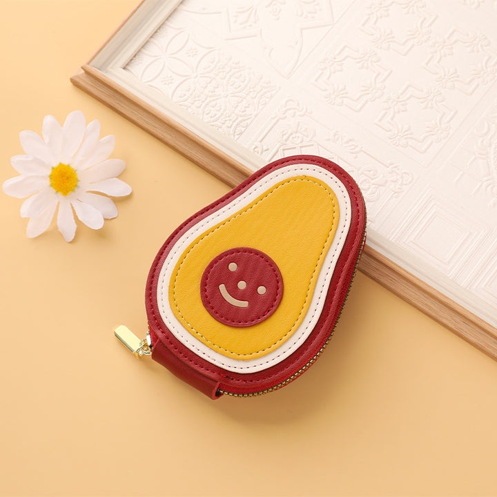 Fun Fruit-Themed Zippered Coin Purse Stornfield