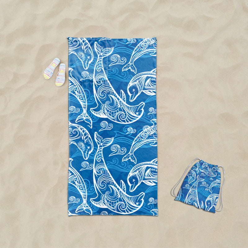 Beach towel with exclusive sea turtle motif Stornfield