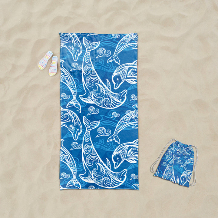 Beach towel with exclusive sea turtle motif Stornfield