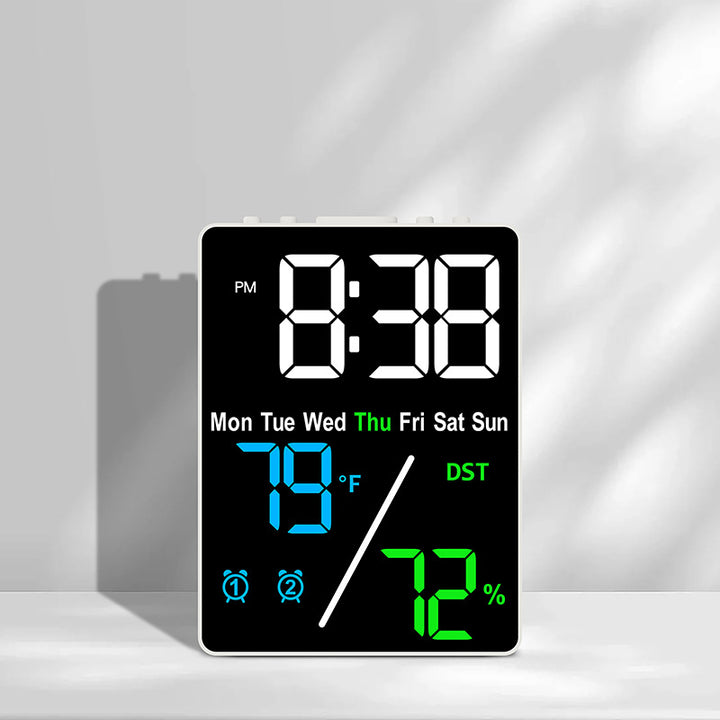 Digital Multifunction Alarm Clock with Hygrometer and Temperature Display Stornfield