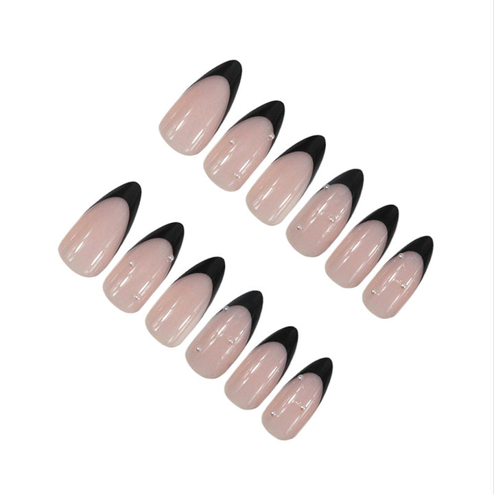 Acrylic nail set with elegant French tips Stornfield