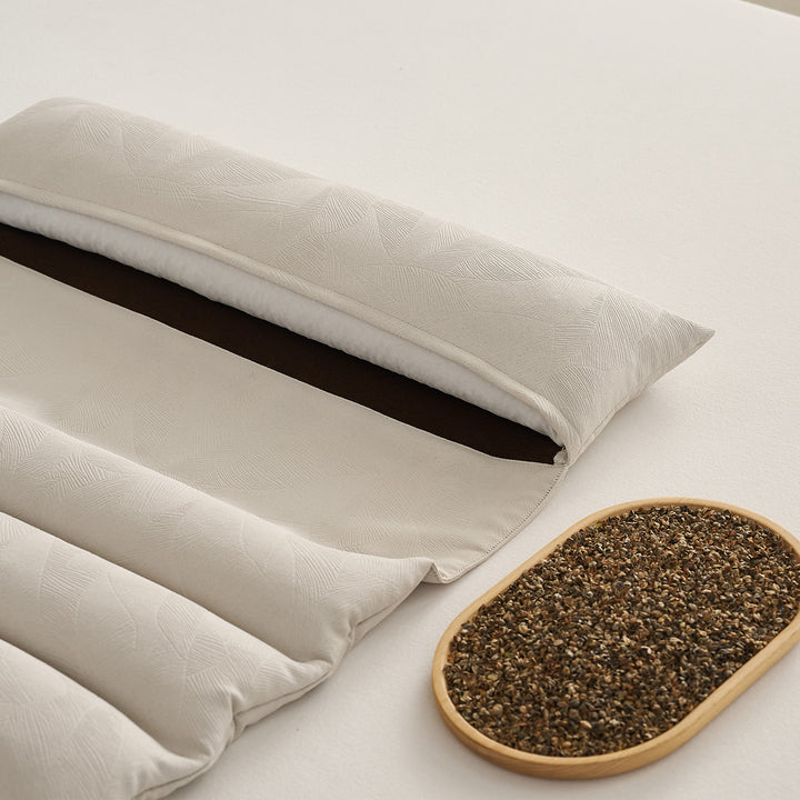 Neck support pillow with natural herbal filling Stornfield