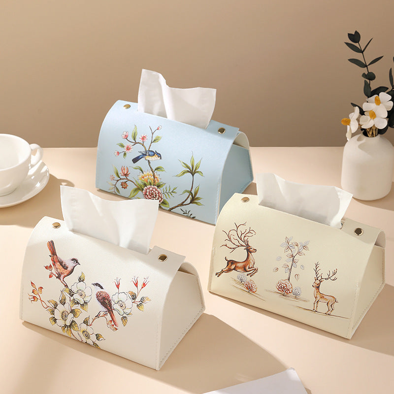 Artistic Floral Tissue Box Cover Stornfield