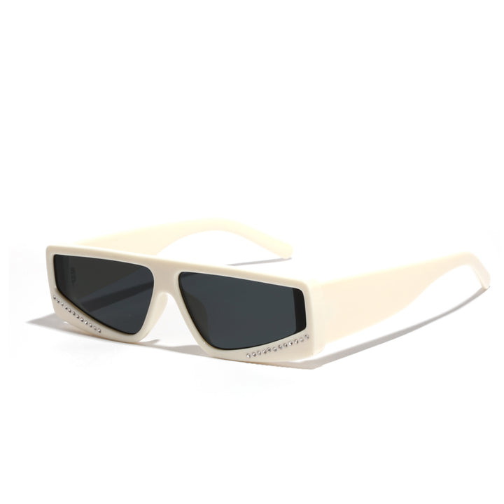 Women's oversized sunglasses with futuristic shape and stylish embellishments Stornfield