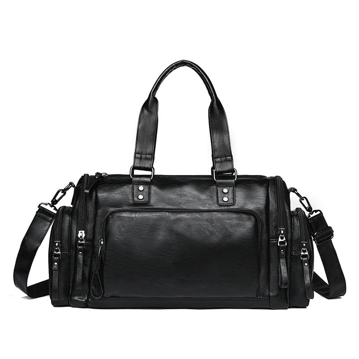 Premium Leather Travel Duffle Bag Stornfield