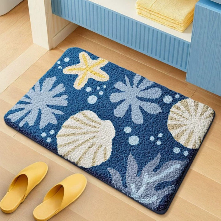 Funny Shark-Themed Bath Mat