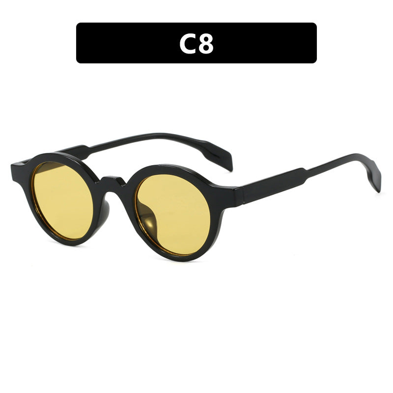 Women's fashionable round sunglasses with high-quality, flexible frame Stornfield