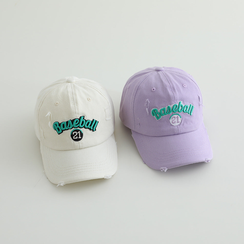 Men's Distressed Cotton Baseball Cap Stornfield
