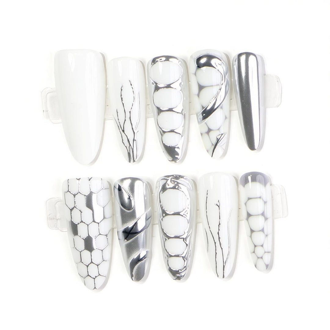 Elegant Stiletto Press-On Nail Set Stornfield