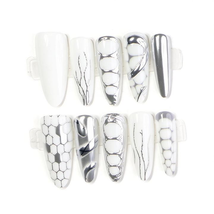 Elegant Stiletto Press-On Nail Set Stornfield