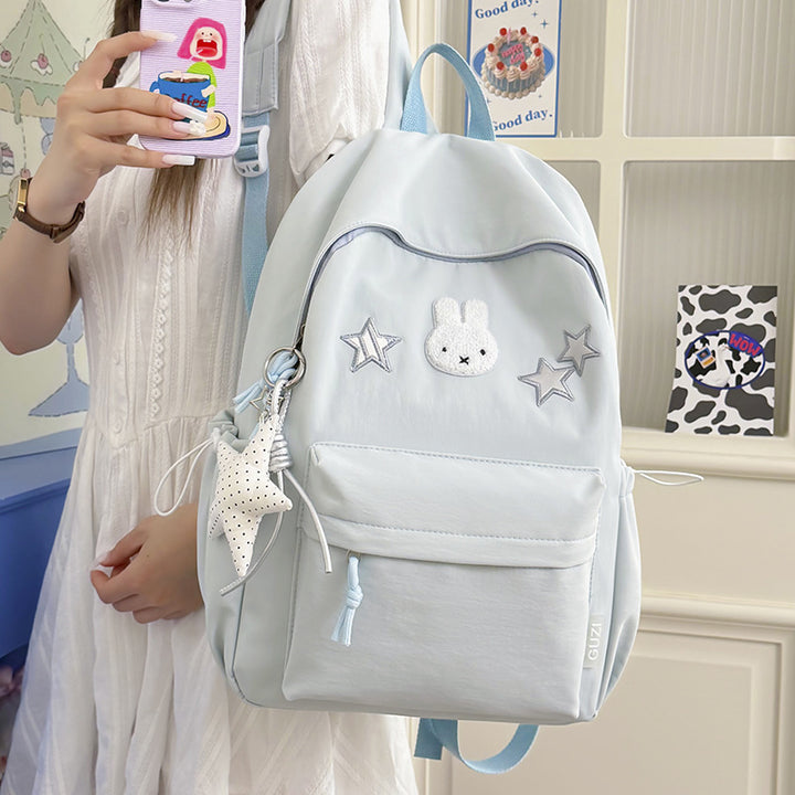 Cute Bunny-Embellished Backpack Stornfield