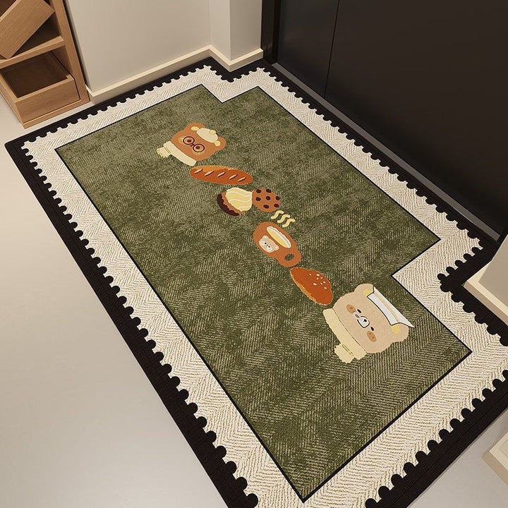 Cartoon-Themed Entryway Rug