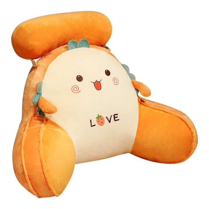 Cozy back support pillow with bear motifs Stornfield