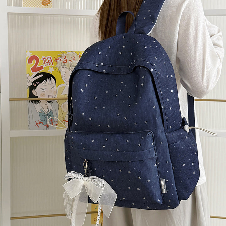 Star-Embellished Multi-Compartment Backpack Stornfield