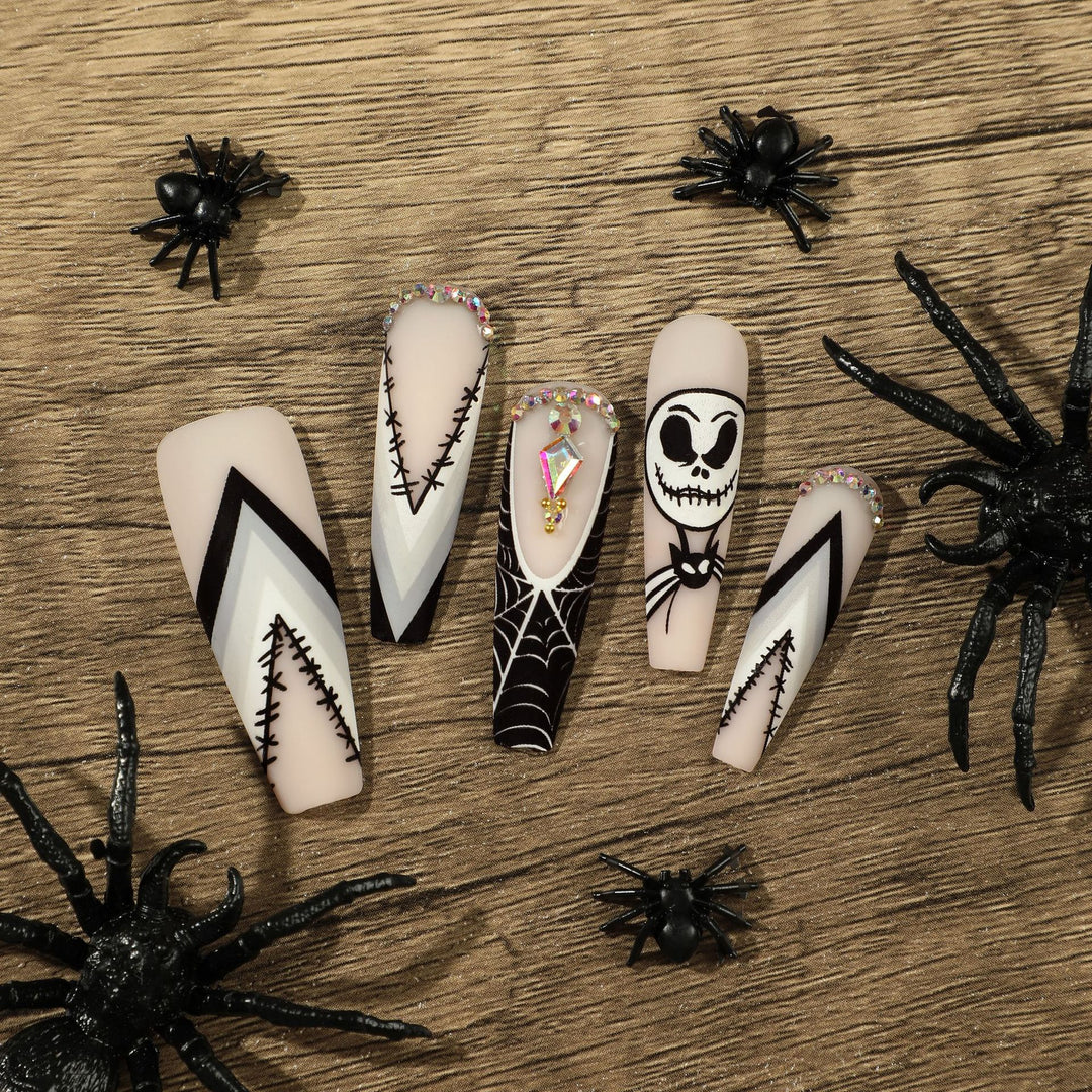 Artistic Nail Extensions in Halloween Design Stornfield
