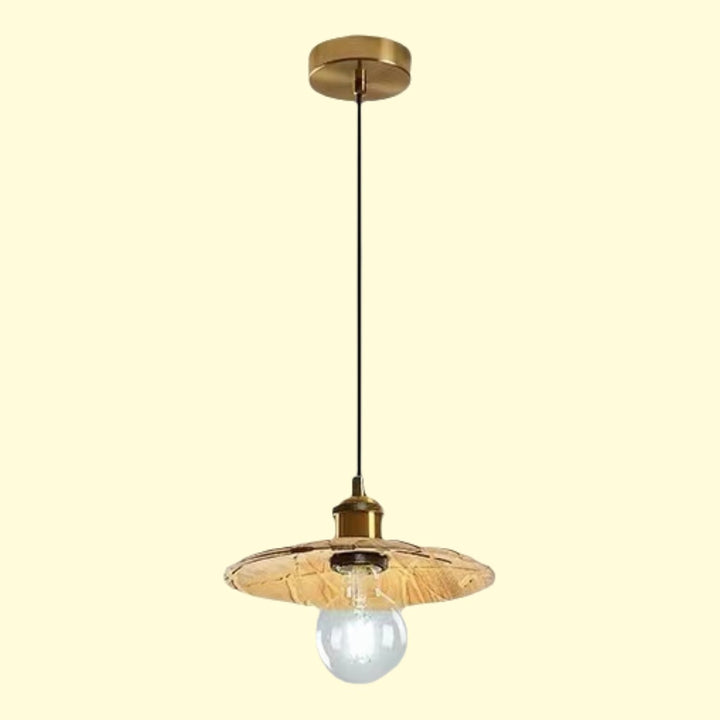 Rustic Wooden Pendant Light