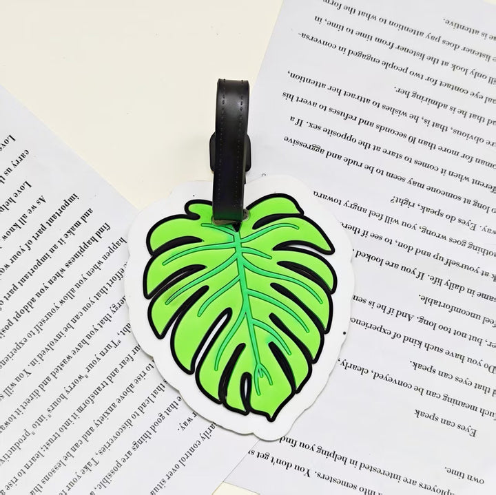 Unisex Tropical Leaf-Shaped Luggage Tag Stornfield