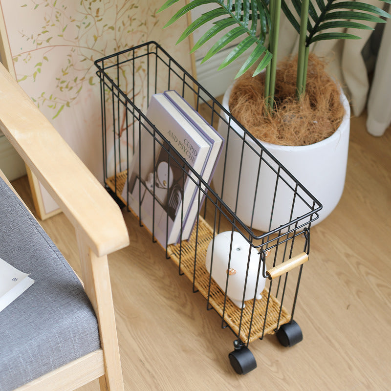 Unisex Modern Storage Basket with Wheels Stornfield