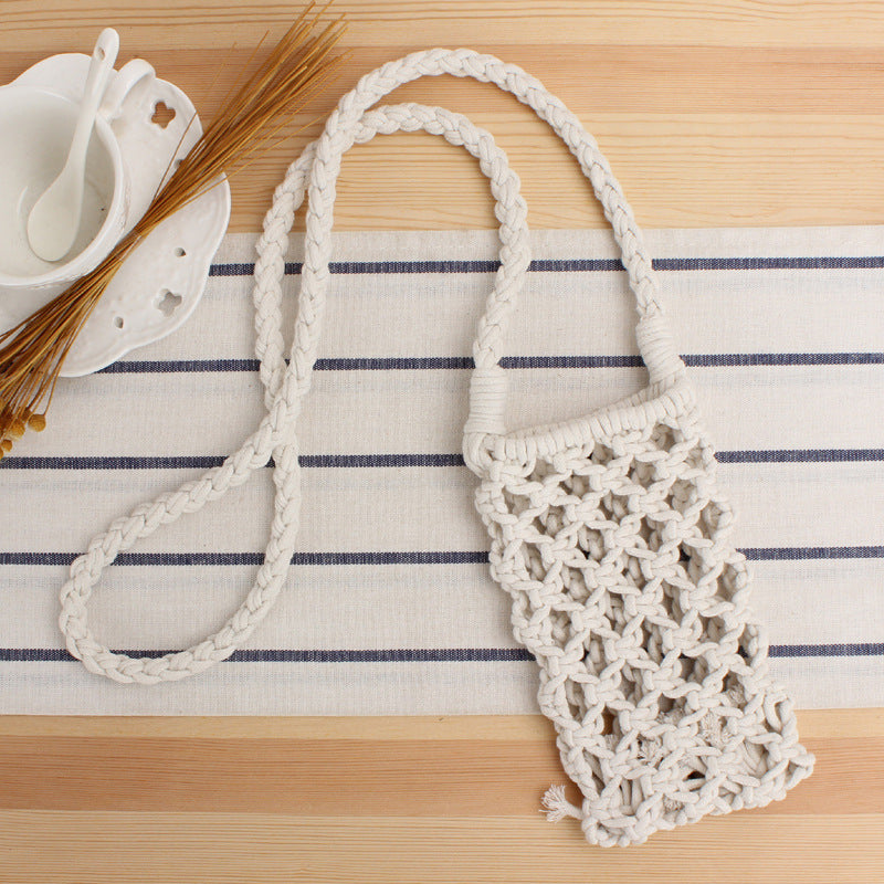 Macramé Shoulder Bag in Creative Net Design Stornfield