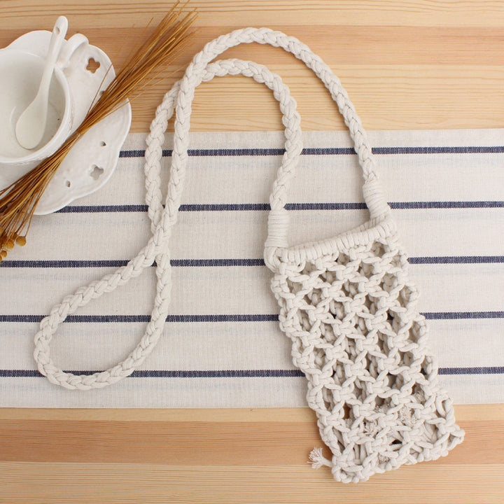 Macramé Shoulder Bag in Creative Net Design Stornfield