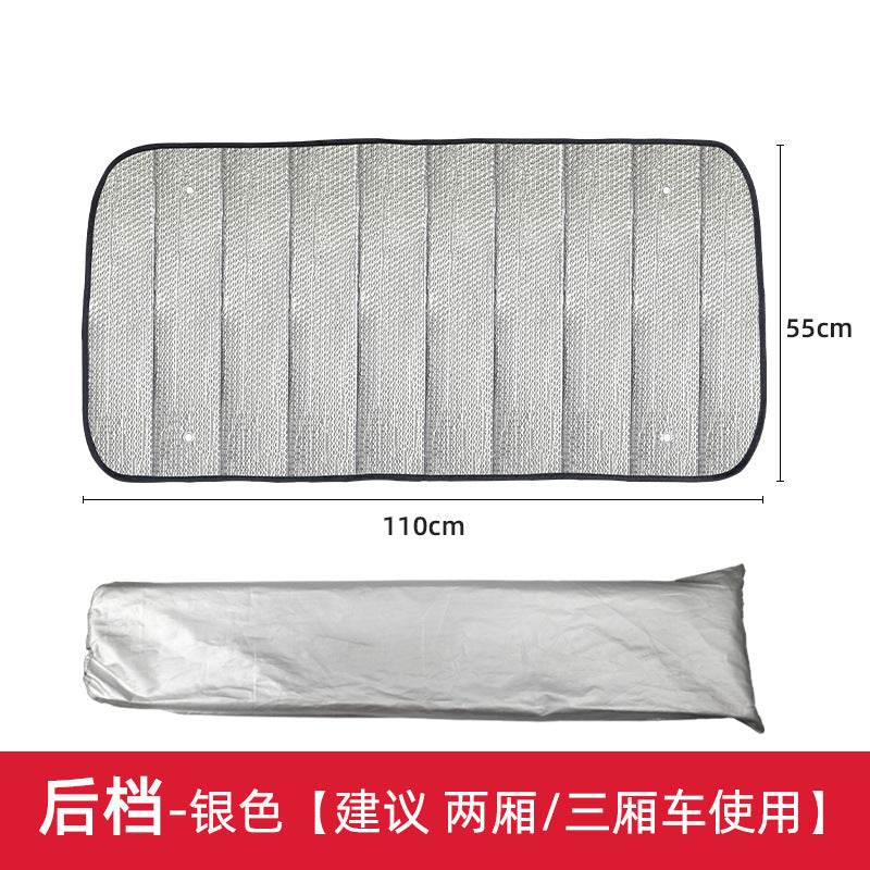 Unisex nan foldable car sunshade with reflective thermal insulation Stornfield