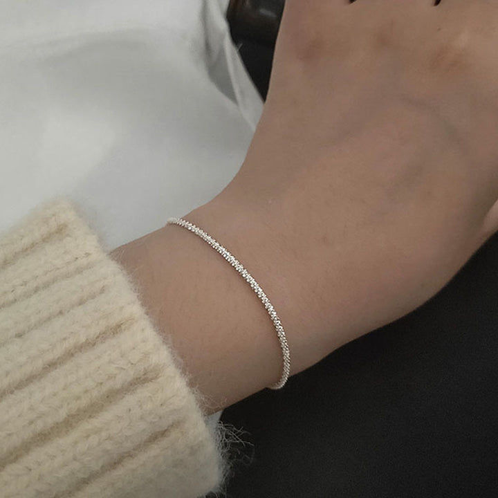Sleek Adjustable Crystal Ankle Bracelet Stornfield