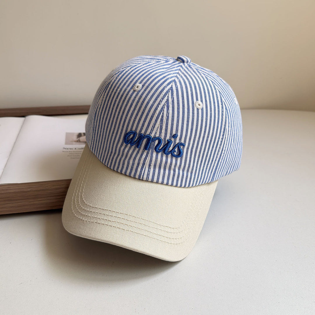 Women's Striped Cotton Baseball Cap Stornfield