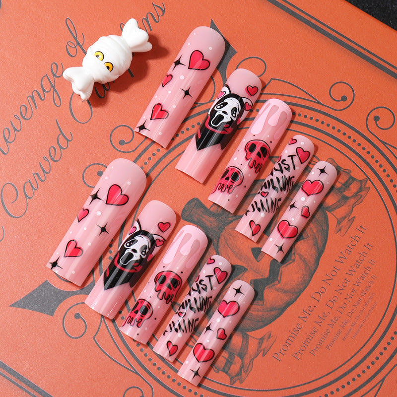 Artistic Patterned Press-On Nails Stornfield