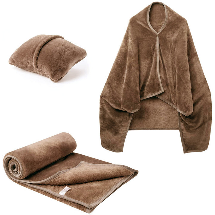 Women's Snuggle blanket with arm design and pillow Stornfield